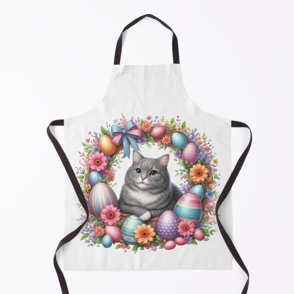 Item preview, Cat Surrounded by Easter Eggs designed and sold by Munsonlookfor.