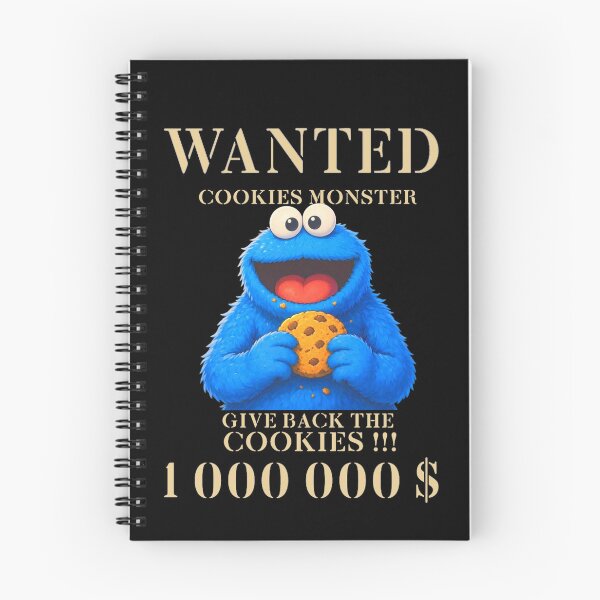 Item preview, Cookies Monster Wanted  designed and sold by TheEndDesign.