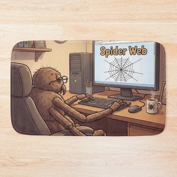 Item preview, Spider Web – Funny Coding Spider Working Online 3 designed and sold by WordPlayStudio.