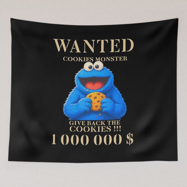 Item preview, Cookies Monster Wanted  designed and sold by TheEndDesign.