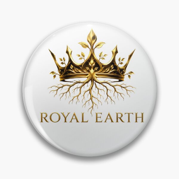 Artikelvorschau, Königliches Erd-Goldenes Kronen-Luxus-Emblem entworfen und verkauft von RoyalEarthstore.
