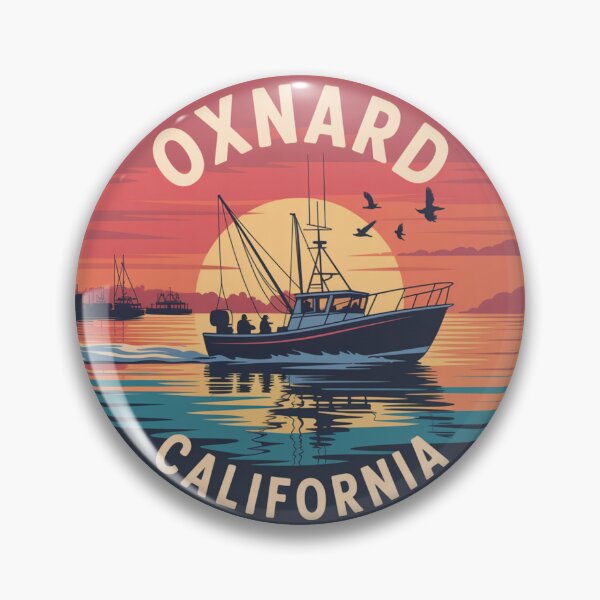 Item preview, Oxnard California: Fishing Boat Sunset designed and sold by CircinusStore.