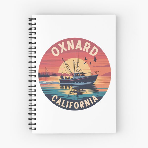 Item preview, Oxnard California: Fishing Boat Sunset designed and sold by CircinusStore.