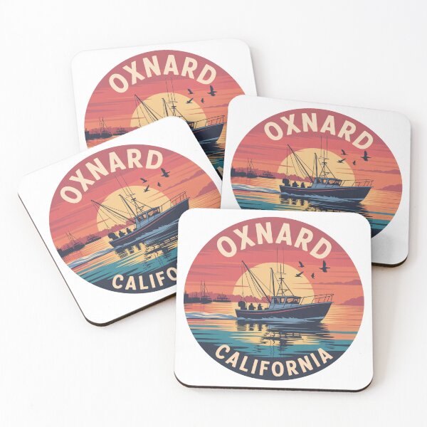 Item preview, Oxnard California: Fishing Boat Sunset designed and sold by CircinusStore.