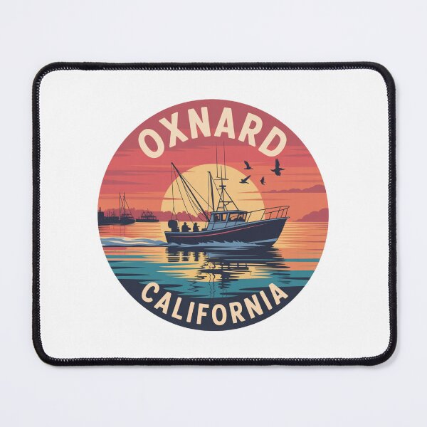 Item preview, Oxnard California: Fishing Boat Sunset designed and sold by CircinusStore.
