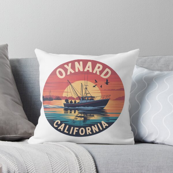 Item preview, Oxnard California: Fishing Boat Sunset designed and sold by CircinusStore.