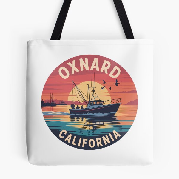 Item preview, Oxnard California: Fishing Boat Sunset designed and sold by CircinusStore.