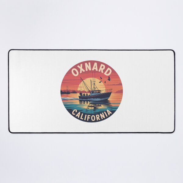 Item preview, Oxnard California: Fishing Boat Sunset designed and sold by CircinusStore.