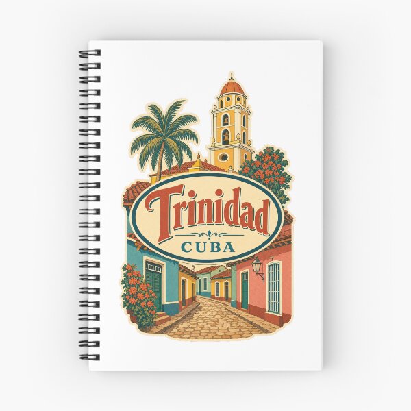Item preview, Retro Trinidad Cuba - Vintage Travel Label Art designed and sold by VisualArtsOasis.