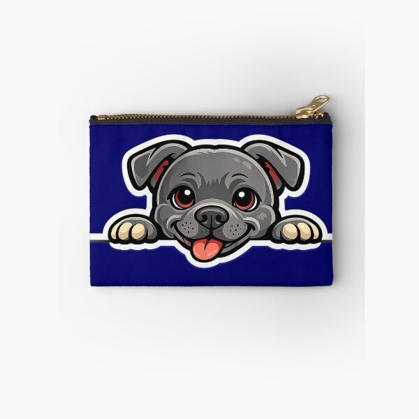 Item preview, Cute Staffordshire Bull Terrier Peeking | Adorable Staffy Cartoon Dog designed and sold by Dog Vibes.