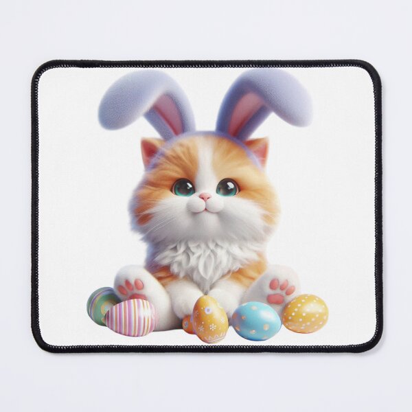 Item preview, Cute Kitten with Bunny Ears designed and sold by Munsonlookfor.