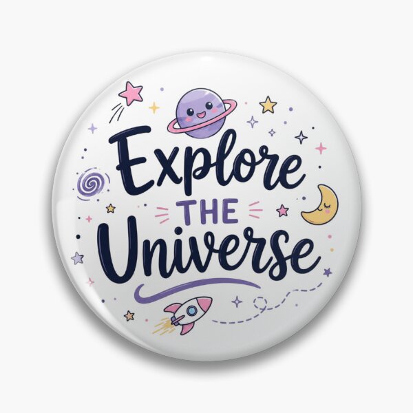 Item preview, Explore The Universe Cute Space Quote | Kawaii Galaxy Typography | Aesthetic Cosmic Design designed and sold by Sanika arts .