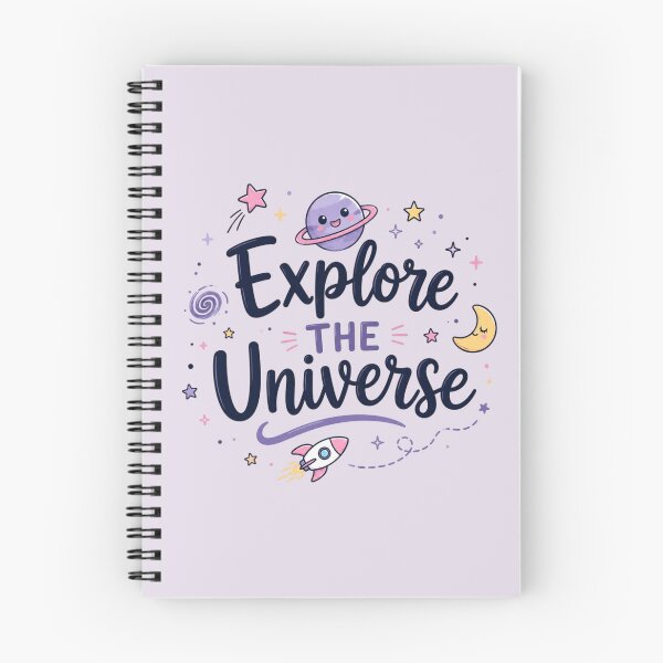 Item preview, Explore The Universe Cute Space Quote | Kawaii Galaxy Typography | Aesthetic Cosmic Design designed and sold by Sanika arts .