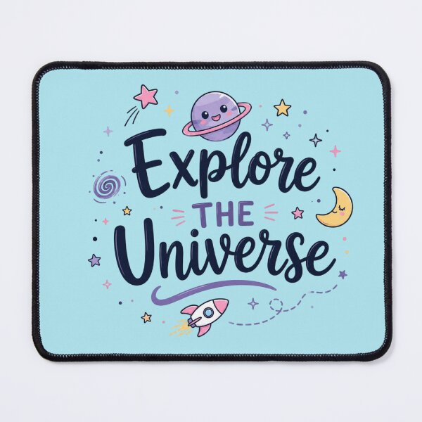 Item preview, Explore The Universe Cute Space Quote | Kawaii Galaxy Typography | Aesthetic Cosmic Design designed and sold by Sanika arts .