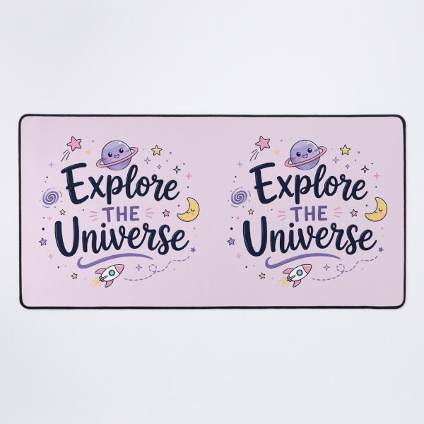 Item preview, Explore The Universe Cute Space Quote | Kawaii Galaxy Typography | Aesthetic Cosmic Design designed and sold by Sanika arts .