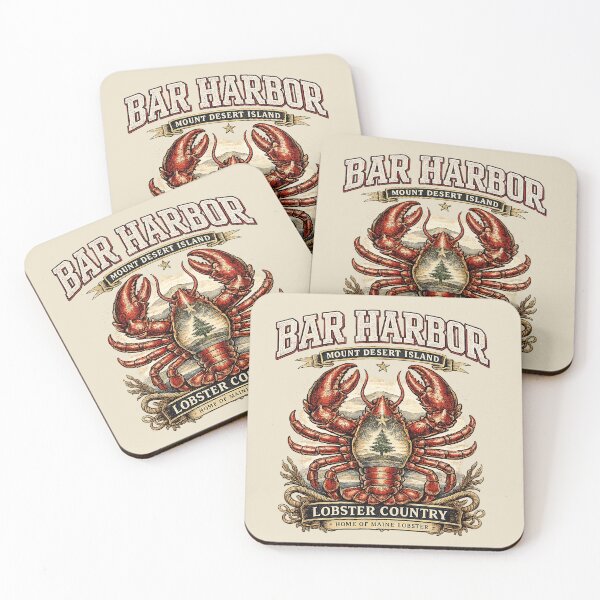 Item preview, Bar Harbor Lobster Country Vintage Design designed and sold by rygenr8.