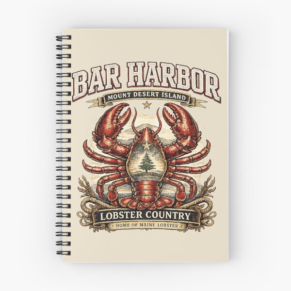 Item preview, Bar Harbor Lobster Country Vintage Design designed and sold by rygenr8.