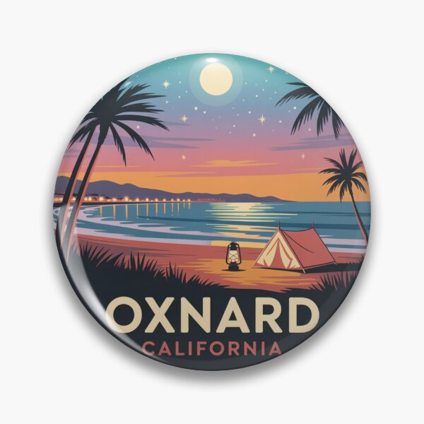 Item preview, Oxnard California: Beach Camp Sunset designed and sold by CircinusStore.
