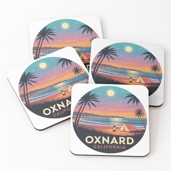Item preview, Oxnard California: Beach Camp Sunset designed and sold by CircinusStore.