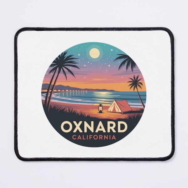 Item preview, Oxnard California: Beach Camp Sunset designed and sold by CircinusStore.