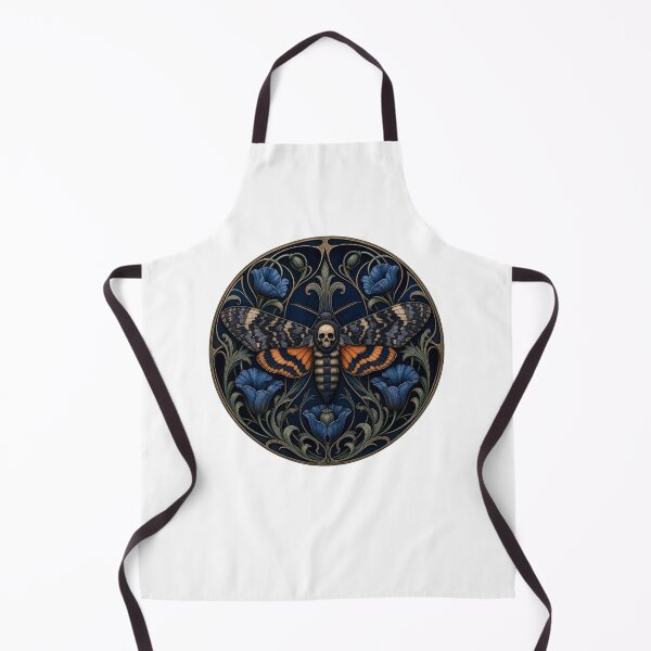 Item preview, Deaths Head Moth Skull Elegant Gothic Floral designed and sold by AntiqueImages.