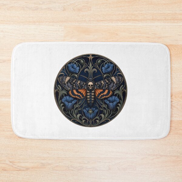 Item preview, Deaths Head Moth Skull Elegant Gothic Floral designed and sold by AntiqueImages.