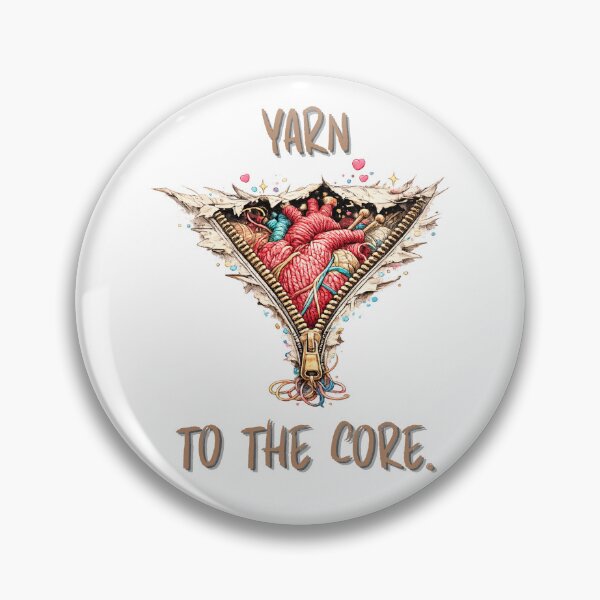 Item preview, Yarn to the Core – Knitting Heart designed and sold by OneDotSpot.