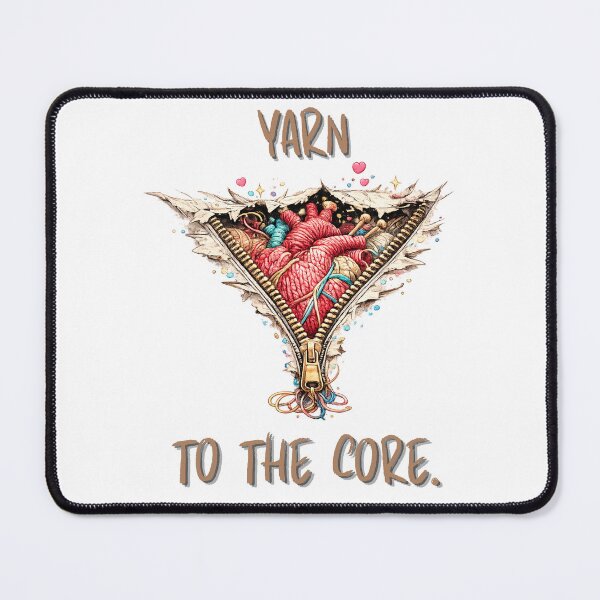 Item preview, Yarn to the Core – Knitting Heart designed and sold by OneDotSpot.