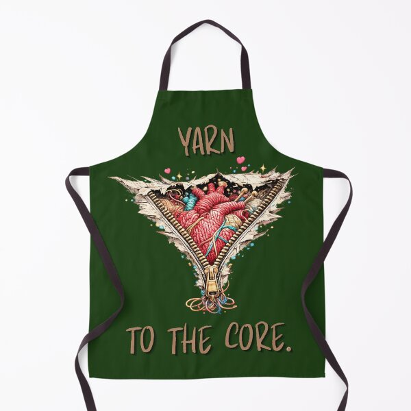 Item preview, Yarn to the Core – Knitting Heart designed and sold by OneDotSpot.