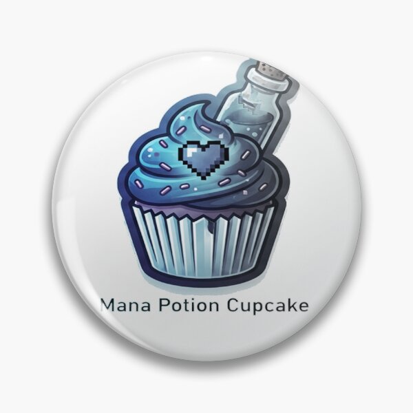 Item preview, mana potion cupcake  fantasy  magic designed and sold by  Mudikeys.