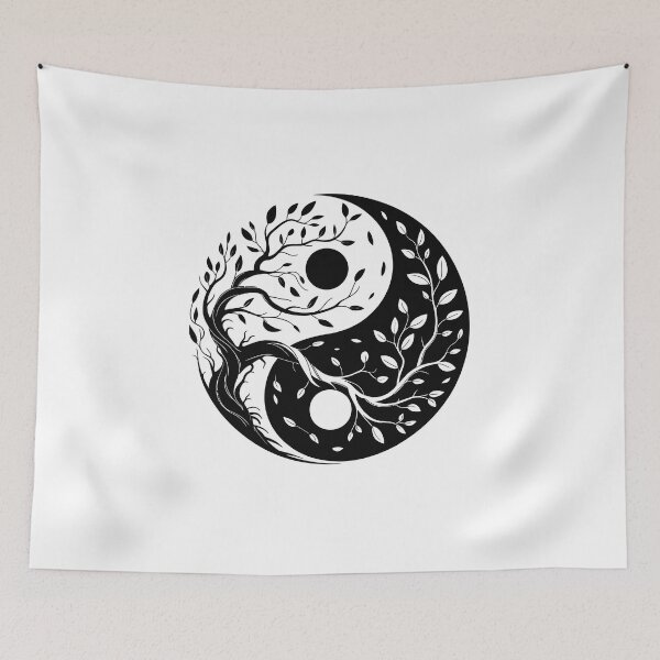 Item preview, Yin Yang Symbol with Trees designed and sold by jkrphoto.