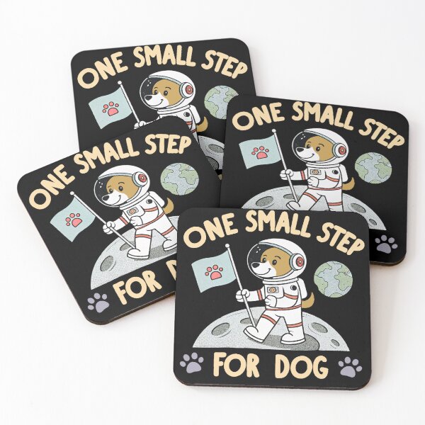 Item preview, One Small Step for Dog Astronaut  designed and sold by the science zoo.