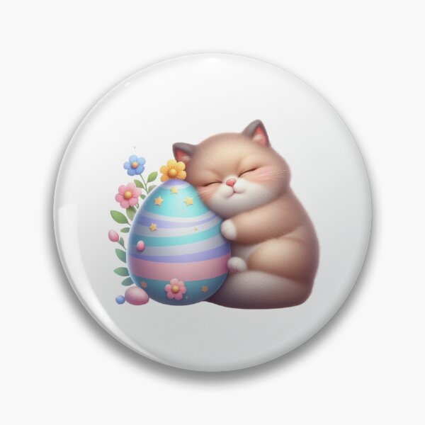 Item preview, Kitten Hugging Easter Egg designed and sold by Munsonlookfor.