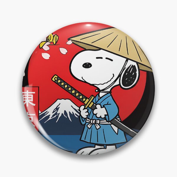 Item preview, Riot Society Japan – Samurai Snoopy Sakura Vintage Japan Design designed and sold by Bloxxxdesign.