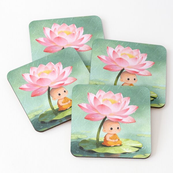 Item preview, Tiny Monk, Big Petals designed and sold by ritusdesigns.