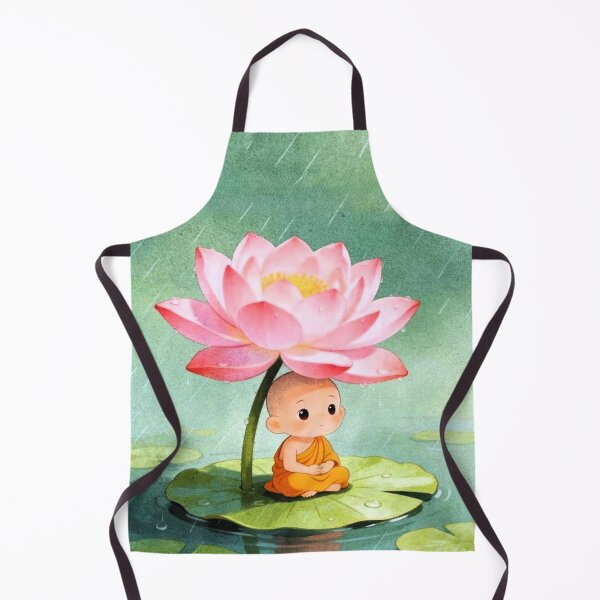 Item preview, Tiny Monk, Big Petals designed and sold by ritusdesigns.
