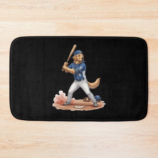 Item preview, Cool dog plays baseball. designed and sold by ReneMM.