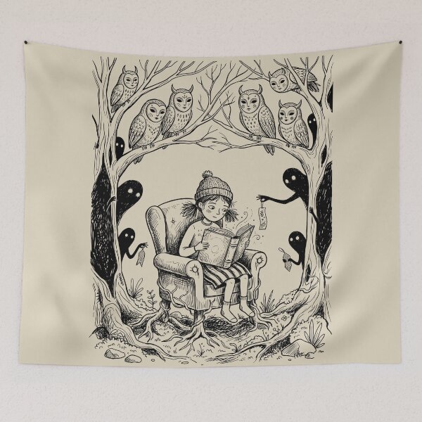 Item preview, Gothic Tale Weaver of the Glade - Bookish Fantasy designed and sold by bapupa.