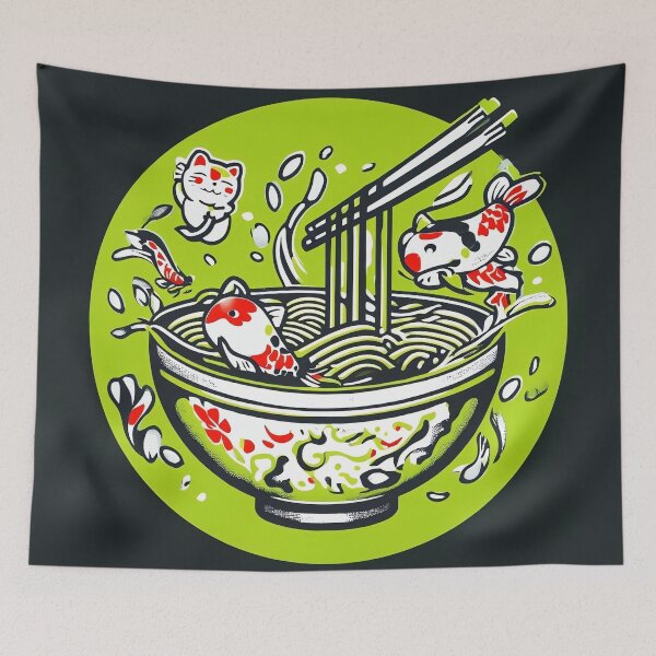 Item preview, Noodle Pond Luck designed and sold by ONYX Pixee.