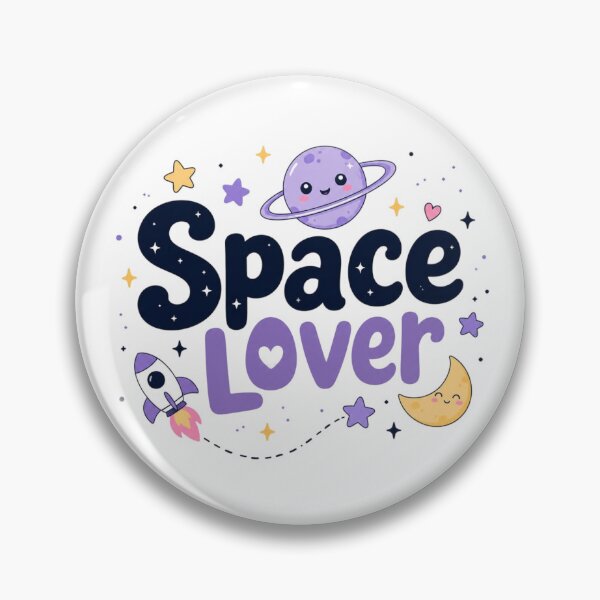 Item preview, Space Lover Cute Kawaii Galaxy Typography | Aesthetic Space Quote Sticker designed and sold by Sanika arts .