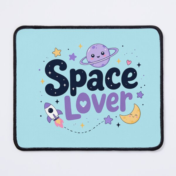 Item preview, Space Lover Cute Kawaii Galaxy Typography | Aesthetic Space Quote Sticker designed and sold by Sanika arts .