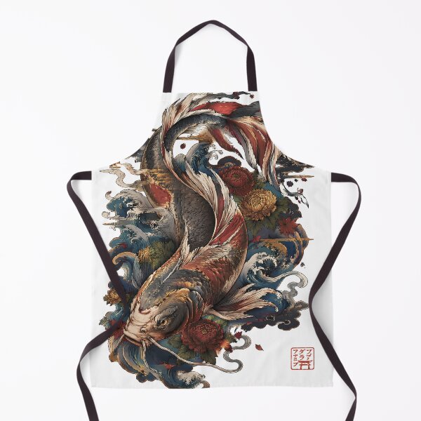 Item preview, Japanese Koi Fish – Ukiyo-e Style Art designed and sold by kaxymax.