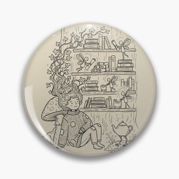 Item preview, Whispering Library of the Woods - Bookish Fantasy designed and sold by bapupa.