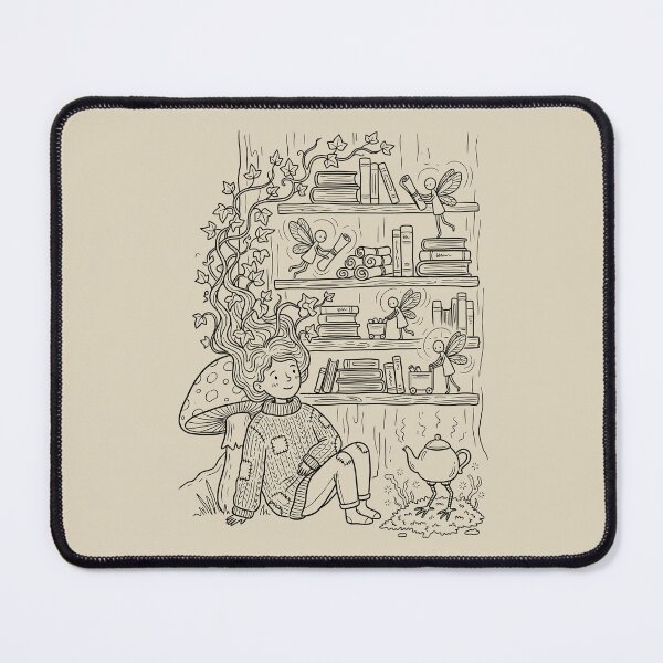 Item preview, Whispering Library of the Woods - Bookish Fantasy designed and sold by bapupa.