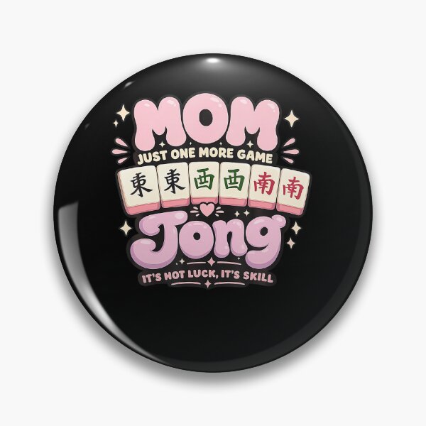 Item preview, Mom Jong Mahjong Momjong Funny Mahjong Players  designed and sold by Apparel-Vortex.