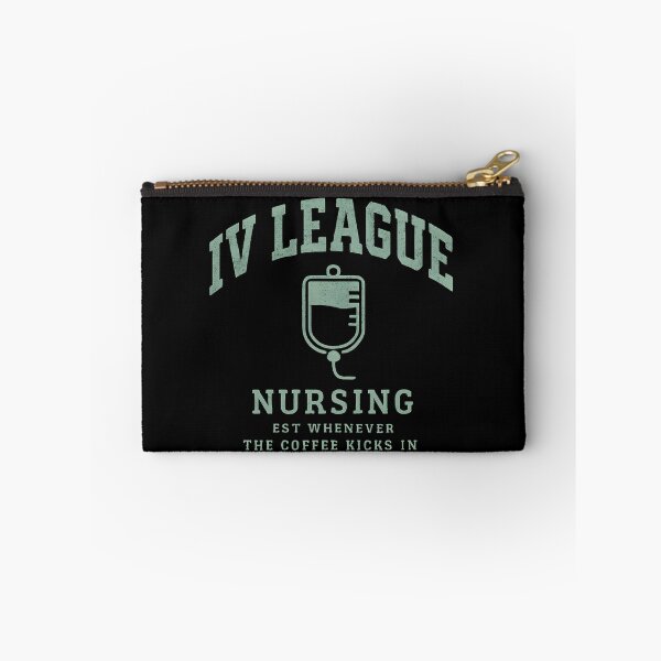 Item preview,  IV League Nurse Shirt, Funny Varsity Nursing Pun T-Shirt, Retro Collegiate Nurse Gift Tee, Distressed IV Bag Graphic Shirt designed and sold by TshirtsLabs.