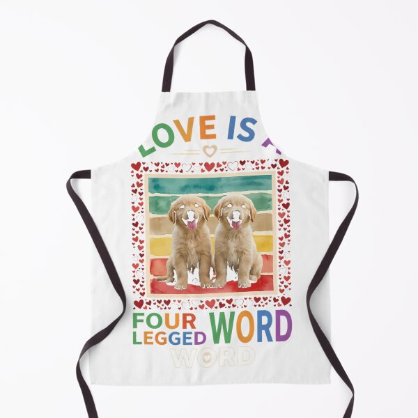 Item preview, LOVE is a Four-Legged Word Pet Dog Lover Novelty Graphic design Classic T-Shirt designed and sold by Cafe18.