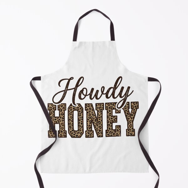 Item preview, Howdy Honey Leopard Print Western Typography Design for Country Girl Style designed and sold by raedattia.