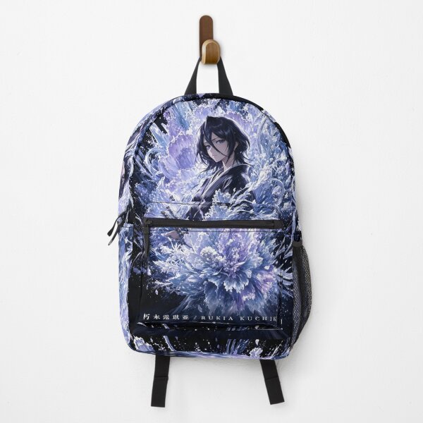 Item preview, Rukia | Frost Blossom Sword Maiden | Ethereal Ice Warrior | Japanese Fantasy Art Print designed and sold by Dyan4.