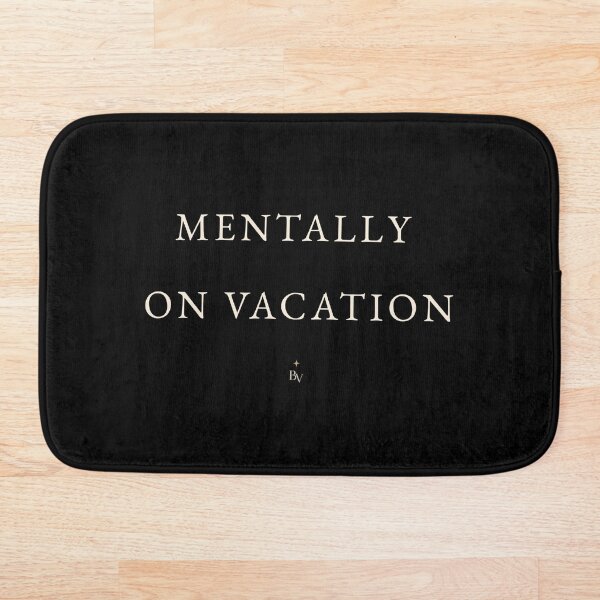 Item preview, Mentally On Vacation – Minimalist Typography Shirt | Quiet Luxury Aesthetic | Travel Lover Gift designed and sold by BeaVibes.